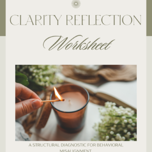 Clarity Reflection Worksheet – Free PDF | Academy of the Golden Gate